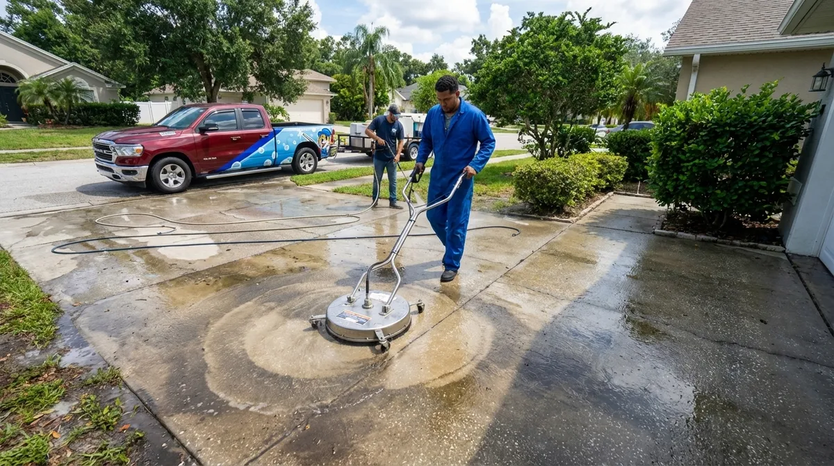 driveway cleaning