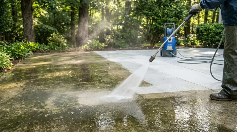 6 Steps to Power Washing a Concrete Patio Like a Pro